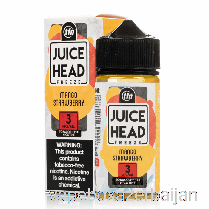 E-Juice Vape FREEZE Mango Strawberry - Juice Head - 100mL 3mg
